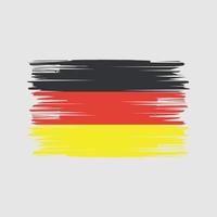 tyska flaggan penseldrag. National flagga vektor