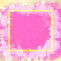 ram på abstrakt mjuk pastell rosa vattenfärg stänk, vektor illustration