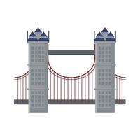 Symbol der Tower Bridge von London vektor