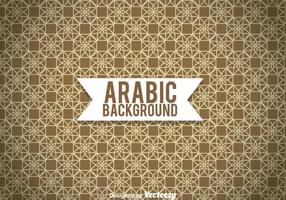 Arabische Verzierung Brown-Hintergrund vektor