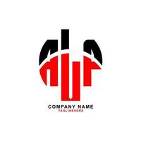 kreatives Alp-Brief-Logo-Design mit weißem Hintergrund vektor