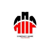 kreatives Amp-Brief-Logo-Design mit weißem Hintergrund vektor