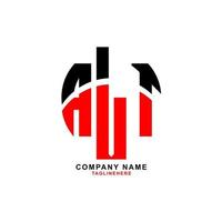 kreatives Alt-Brief-Logo-Design mit weißem Hintergrund vektor