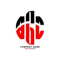 kreativ bgc brev logotyp design med vit bakgrund vektor