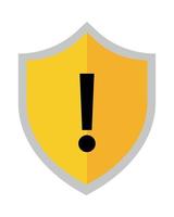 Alert Shield Cyber-Betrug vektor