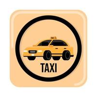 öffentlicher Taxidienst vektor