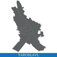 Karta av stad av ryssland vektor