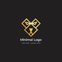 lejon huvud minimal logotyp mall. vektor illustration