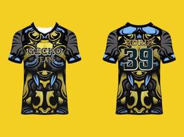 raglan ärmar sporter jersey design vektor