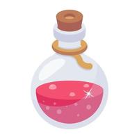 ein Trankflasche-Flat-Icon-Download vektor