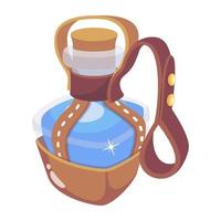 ein Trankflasche-Flat-Icon-Download vektor