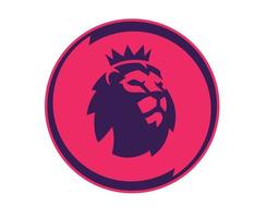 premiärminister liga symbol logotyp lila och rosa design England fotboll vektor europeisk länder fotboll lag illustration