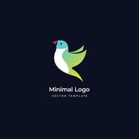 goldian fink fågel logotyp mall. vektor illustration