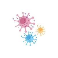 Virus-Vektor-Illustration-Icon-Template-Design vektor