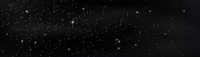 natt lysande starry himmel, blå Plats bakgrund med stjärnor, Plats. skön natt himmel. vektor