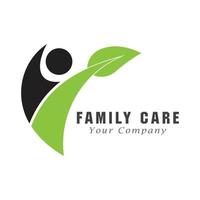 Adoption und Community Care Logo Vorlage Vektor Icon