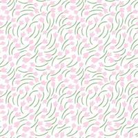vektor sömlös mönster. konstnärlig bakgrund med delikat rosa blommig mönster.