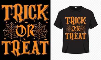lura eller behandla - Lycklig halloween t-shirt design vektor mall. rolig t skjorta design för halloween dag.