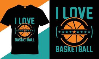 Basketball-Sortierung zitiert T-Shirt-Design-Vorlagenvektor vektor