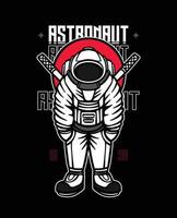 vektor illustration av astronaut