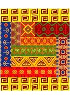 ethnische Muster und Ornamente vektor