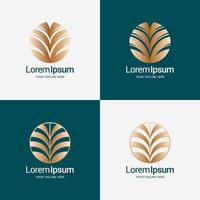 modern natur logotyp design mall vektor