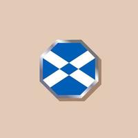 Illustration der schottischen Flaggenvorlage