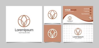 modern natur logotyp design mall vektor