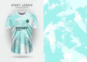 sporter jersey, jersey, löpning skjorta, mynta grön mönster. vektor