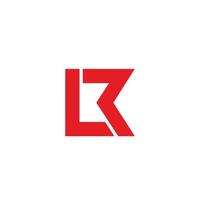 lr logotyp. brev design vektor. vektor