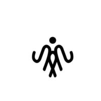 Yoga- und Spa-Logo-Design pro Vektor
