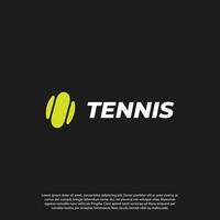 abstrakt boll tennis logotyp logotyp vektor illustration