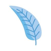 blaue Blattpflanze vektor