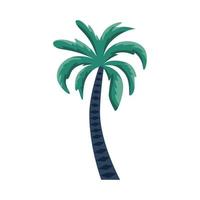 sommar träd palm vektor