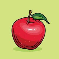 illustration av ett äpple vektor