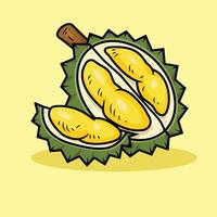 illustration av en Durian frukt vektor