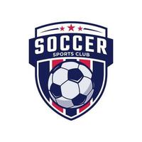 fotboll fotboll bricka logotyp. sport team identitet vektor illustrationer isolerat på vit bakgrund