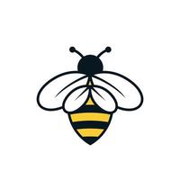 kreative Bienen-Tier-Logo-Design-Vektor-Inspiration vektor