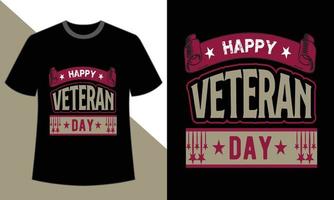 veteranen-tag-t-shirt-design vektor