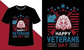 veteraner dag t skjorta design vektor