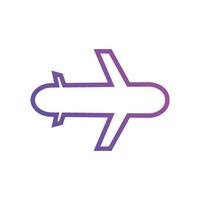 Flugzeug-Icons-Vektor-Illustration vektor