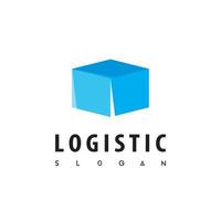 Logo-Vorlage für Logistik und Expedition vektor