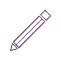 Stift, Bleistiftsymbole. Symbolsatz für Zeichenwerkzeuge vektor