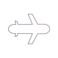 flygplan ikoner vektor illustration