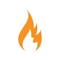 Feuer-Logo-Vektor-Symbol-Illustration vektor