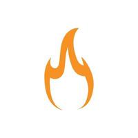 Feuer-Logo-Vektor-Symbol-Illustration vektor