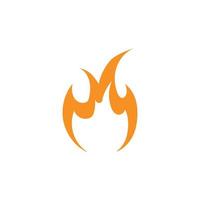 Feuer-Logo-Vektor-Symbol-Illustration vektor