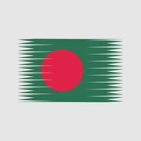 Bangladesch-Flaggenvektor. Nationalflagge vektor