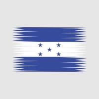 Honduras-Flaggenvektor. Nationalflagge vektor