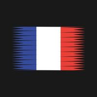 Vektor der französischen Flagge. Nationalflagge